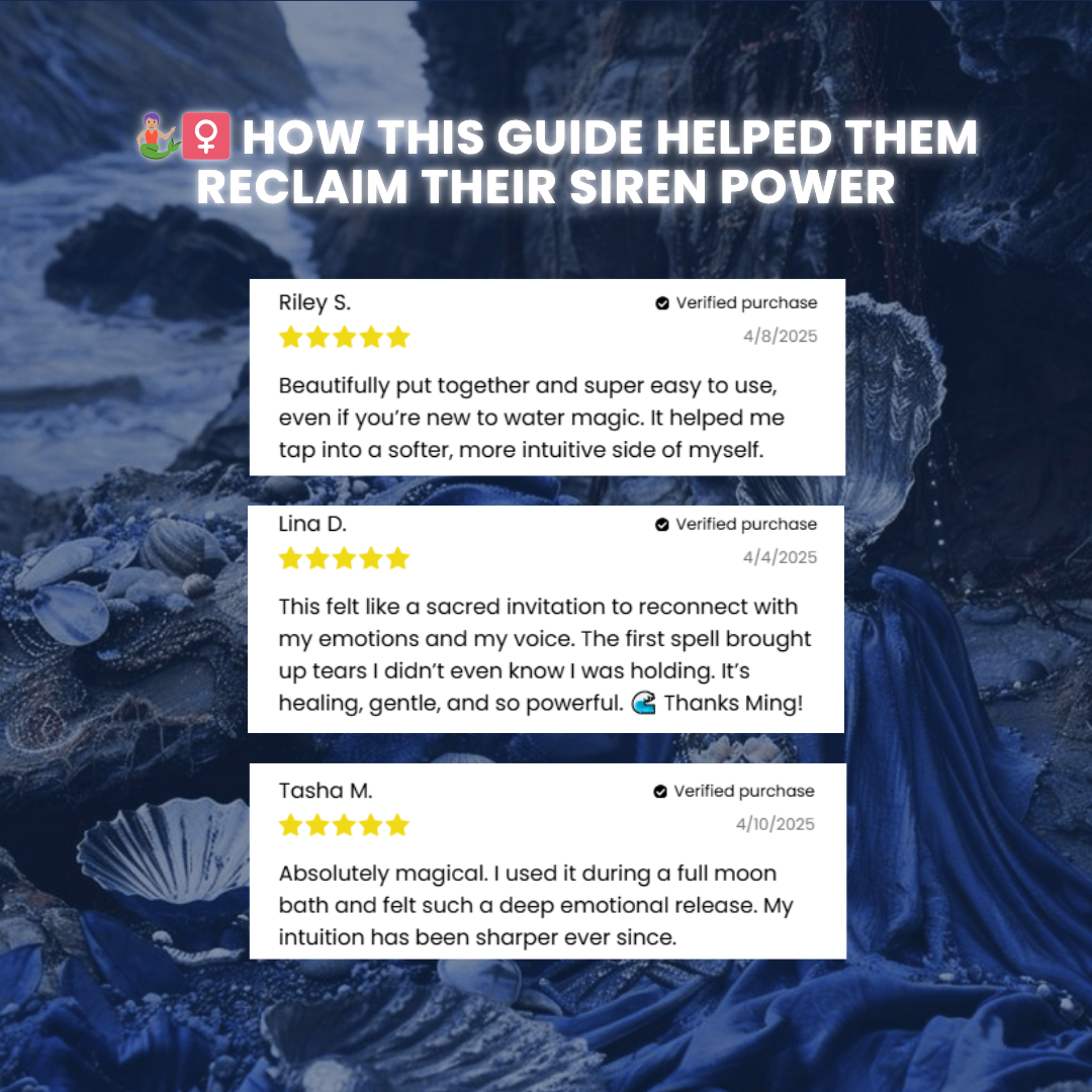 Siren Water Spells — Rituals + Water Divination for Siren Witches