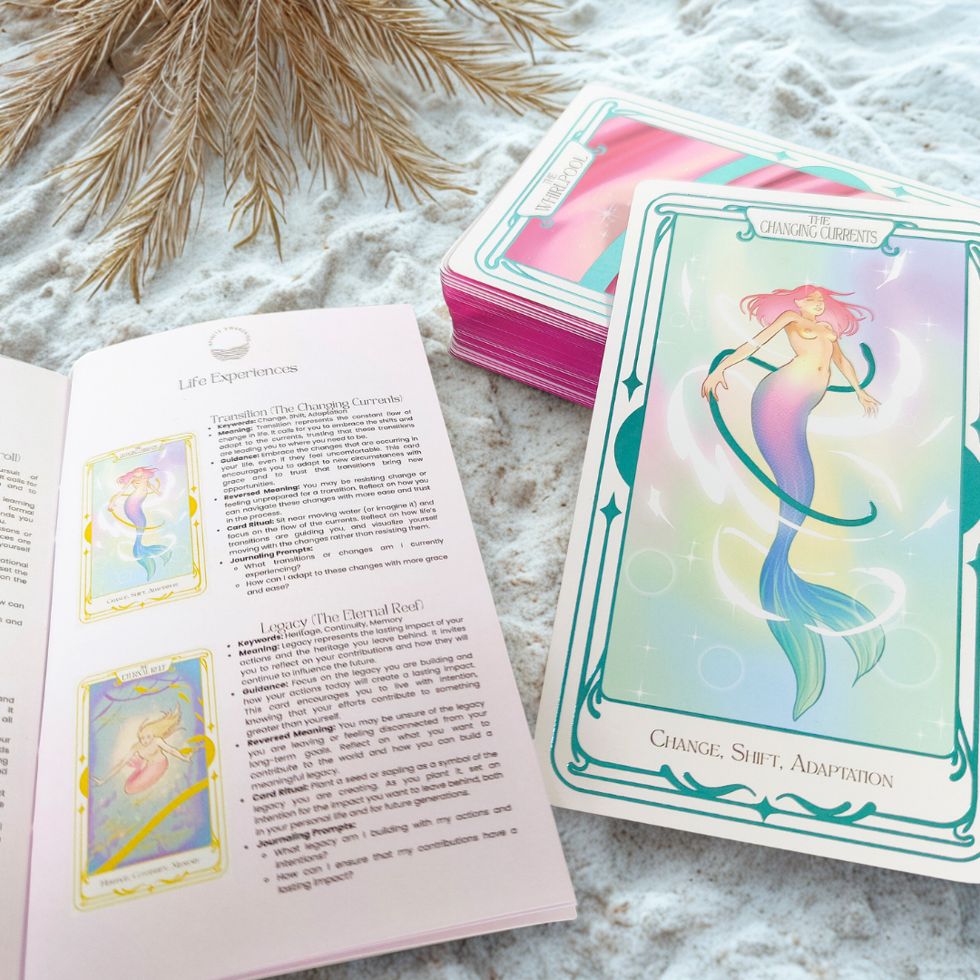 Siren Awakening™ Oracle Deck — 55 Cards + Guidebook
