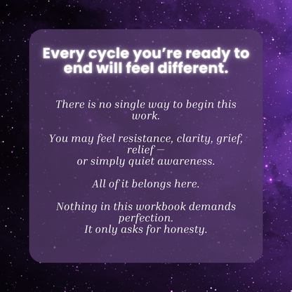 Breaking The Cycle: A Shadow & Self-Discovery Workbook