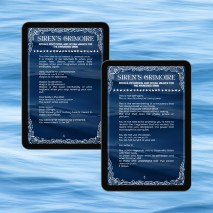 The Siren's Grimoire — Rituals, Devotions & Ocean Magick for the Awakened Siren