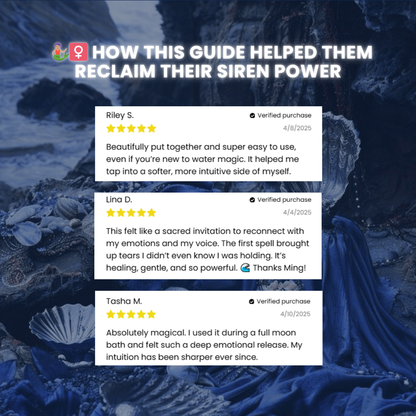 Siren Water Spells — Rituals + Water Divination for Siren Witches